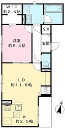 北伊丹駅 徒歩17分 1階の物件間取画像